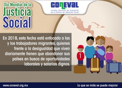 20 DE FEBRERO, DÍA MUNDIAL DE LA JUSTICIA SOCIAL – BLOG CONEVAL
